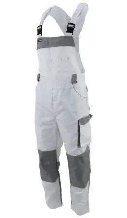 Полукомбинезон BRODEKS KS 402 (белый/серый)