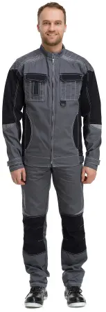 Костюм RONTA KS908 с БР (т.серый/черный)