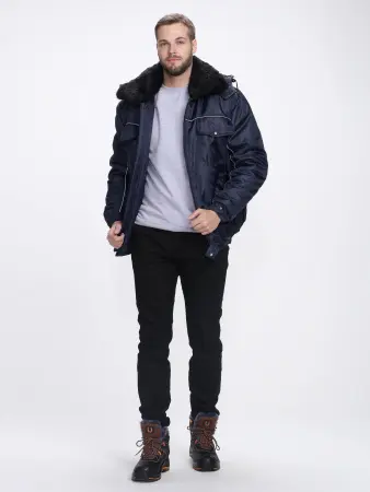 Куртка СТАРТ зимняя (т.синий)