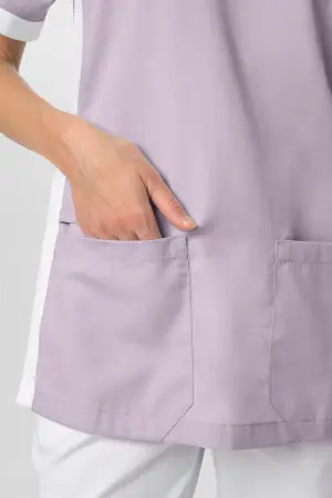 Блуза БЕРТИ женская (розовый/белый) женские медицинские