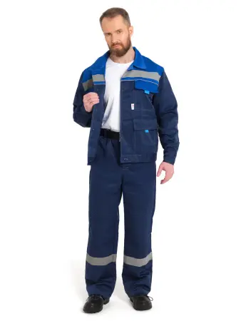 Костюм НОВА с СОП, с БР (т.синий/василёк)