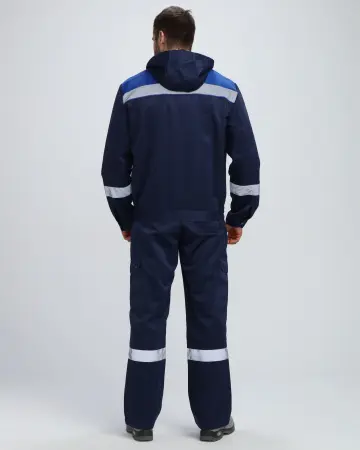 Костюм ТИТАН-2 СОП CH с капюшоном с ПК (т.синий/васильковый) Костюм ТИТАН-2 СОП CH с капюшоном с ПК (т.синий/васильковый)