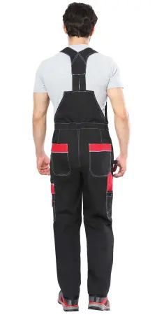 Полукомбинезон СИРИУС-АГАТ (черный/красный)