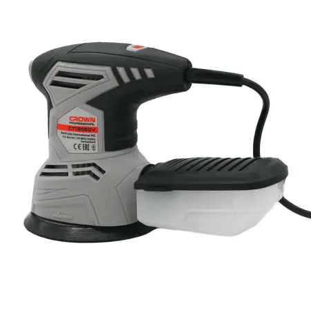 Эксцентриковая шлифовальная машина CROWN CT13560V 300Вт 6000-13000об/мин 2мм 125мм