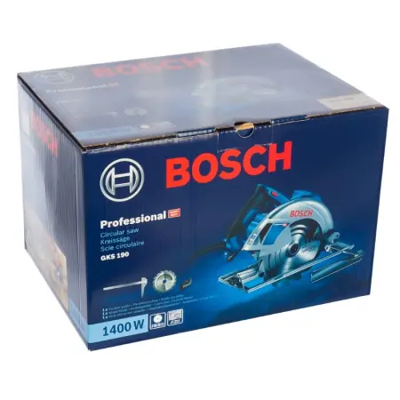 Циркулярная пила BOSCH GKS 190 0.601.623.000 1400Вт 190мм 5500об/мин