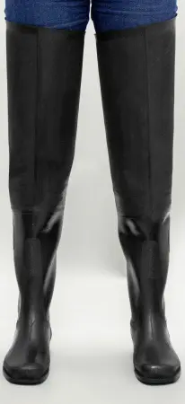 Сапоги рыбацкие резиновые (черный)