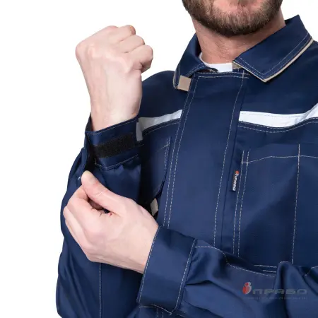 Костюм ПРОФЕССИОНАЛ-1 с БР (синий/бежевый) Костюм ПРОФЕССИОНАЛ-1 с БР (синий/бежевый)