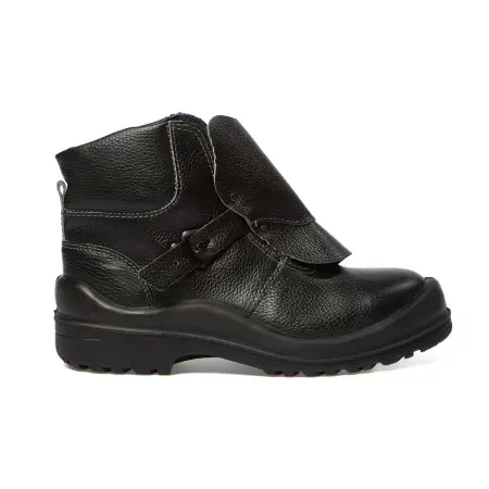 Ботинки для сварщика КП ПУ/Нитрил (черный)