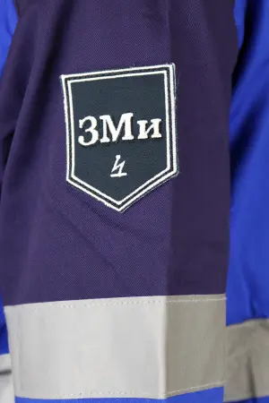 Костюм мужской Газпром из АЭС тканей с МВО 003, тип ИТР