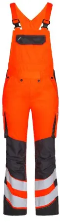Полукомбинезон ENGEL SAFETY женский рабочий (оранжевый/серый)