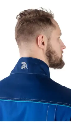 Костюм ИНДЕВОР с БР (васильковый/т.синий)