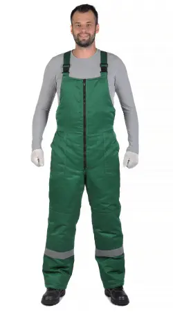 Костюм RONTA KS241 зимний с ПК (т.зеленый/лайм)