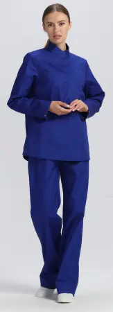 Костюм ХАССП-СТАНДАРТ NEW женский с БР (васильковый)