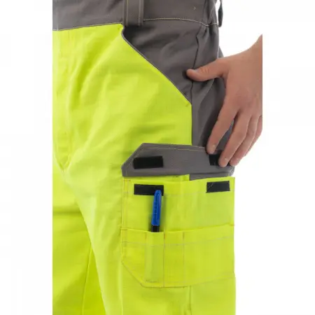 Полукомбинезон BRODEKS MS48-61 мультизащитный (желтый/серый)