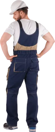 Полукомбинезон ДИДЖИТАЛ НЬЮ (т.синий/бежевый)