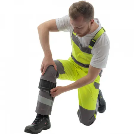 Полукомбинезон BRODEKS MS48-61 мультизащитный (желтый/серый)