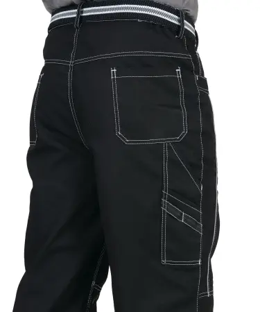 Брюки СИРИУС-ПРЕСТИЖ кант СВМ (черный)