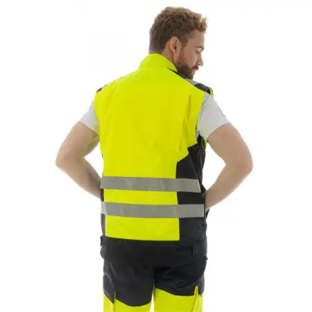 Куртка BRODEKS KS 225 сигнальная (желтый/черный)