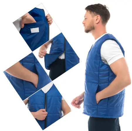 Жилет СТАНДАРТ зимний (васильковый)