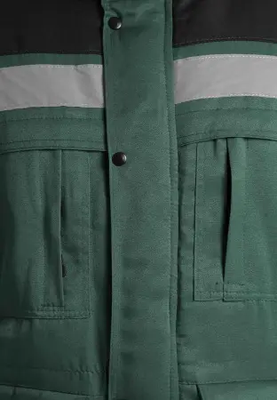 Костюм ЗИМНИК зимний с БР (т.зеленый/черный)