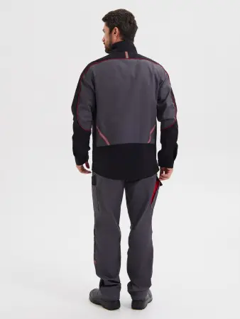 Костюм КОСТА с БР (серый/чёрный/красный)
