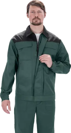 Костюм ТЕХНИК 2 с ПК (т.зеленый/черный)