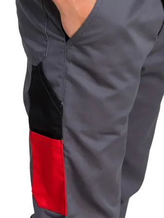 Костюм RONTA KS261 с БР (т.серый/красный/черный)