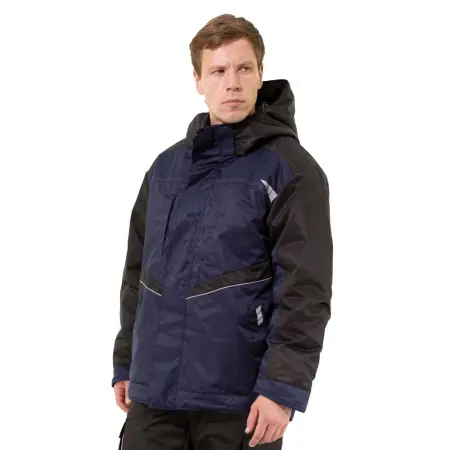 Куртка Brodeks KW 206 зимняя (синий/черный)