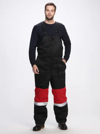 Костюм ПРОФИ-НОРД зимний с ПК (черный/красный) Костюм ПРОФИ-НОРД зимний с ПК (черный/красный)