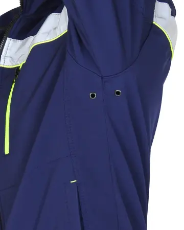 Куртка софтшелл СИРИУС-АЗОВ с СОП (синий/лимонный)