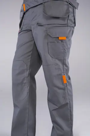 Костюм СОЮЗ-ПРОФЕССИОНАЛ-1 с БР (серый/св.серый/оранжевый)