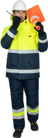 Костюм БРАЙТ зимний с ПК (желтый/синий)