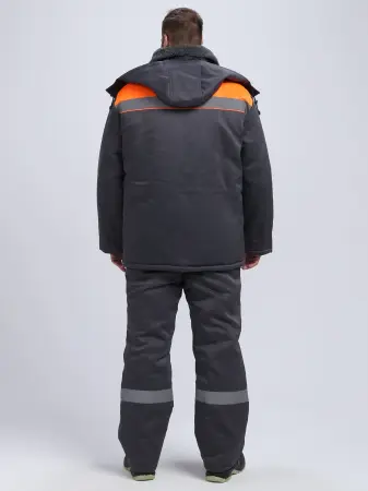 Костюм Т-УЛЬТРА СОП зимний с БР (т.серый/оранжевый)