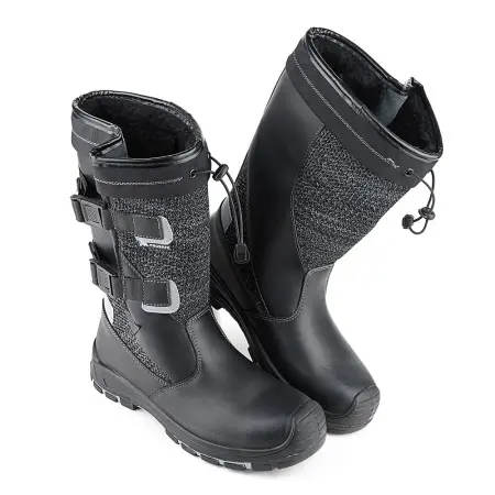 Сапоги ЛИДЕР ИМПОРТ 8762РНМ-1 ПУ-Нитрил шерст.мех с КП