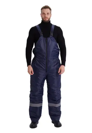 Костюм СКАНДИН-СОП зимний с ПК (т.синий/василек)