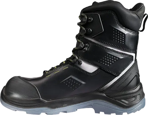 Ботинки VERT ПУ/ТПУ высокий берец нат.мех с КП и КС (черный)