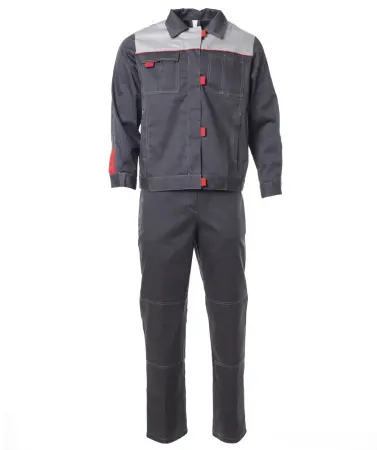 Костюм ВОЛГА женский (т.серый/св.серый)