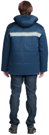 Куртка ЕВРОТЕЛОГРЕЙКА зимняя (т.синий)