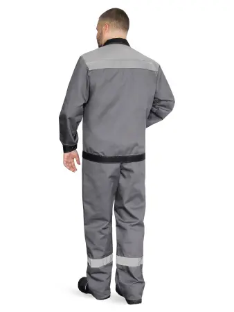 Костюм КОРПУС с БР (т.серый/черный/св.серый)