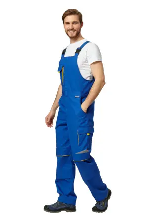 Полукомбинезон АЛАТАУ (васильковый/желтый)