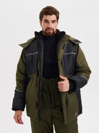 Костюм ДРИМ зимний с БР (хаки/черный)