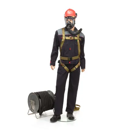 Противогаз шланговый ПШ-20ЭРВ-2 электроручная шланг 20м с панорамной маской МАГ