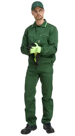 Костюм RONTA KS622 с ПК (т.зеленый/лаймовый)