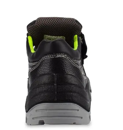 Полуботинки НЕОН ПУ/ТПУ кожаные с перфорацией с КП (черный)