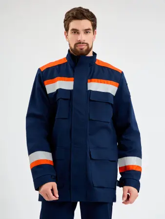 Костюм ЭНЕРГИЯ-А 13,2 кал. с БР (т.синий/оранжевый)