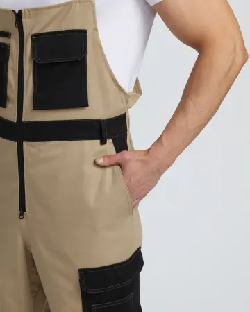 Полукомбинезон МИЛАН СН (бежевый/черный)