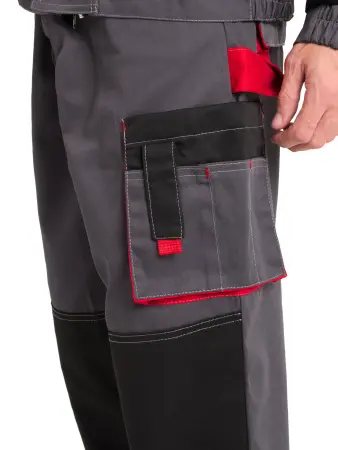 Костюм КОСТА, с БР (т. серый/чёрный/красный)