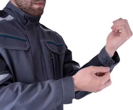 Куртка ТУРБО SAFETY (серый/т.серый)