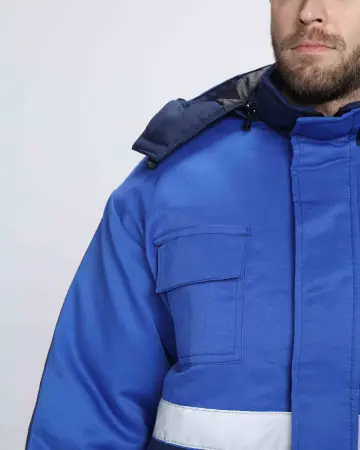 Костюм ТЕМП зимний с ПК (т.синий/васильковый)