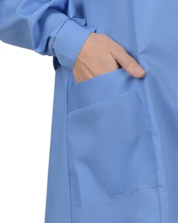 Халат женский с рельефами (голубой)